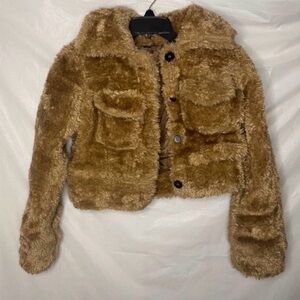 Blanc Clothing Mocha Cropped Jacket
Size S